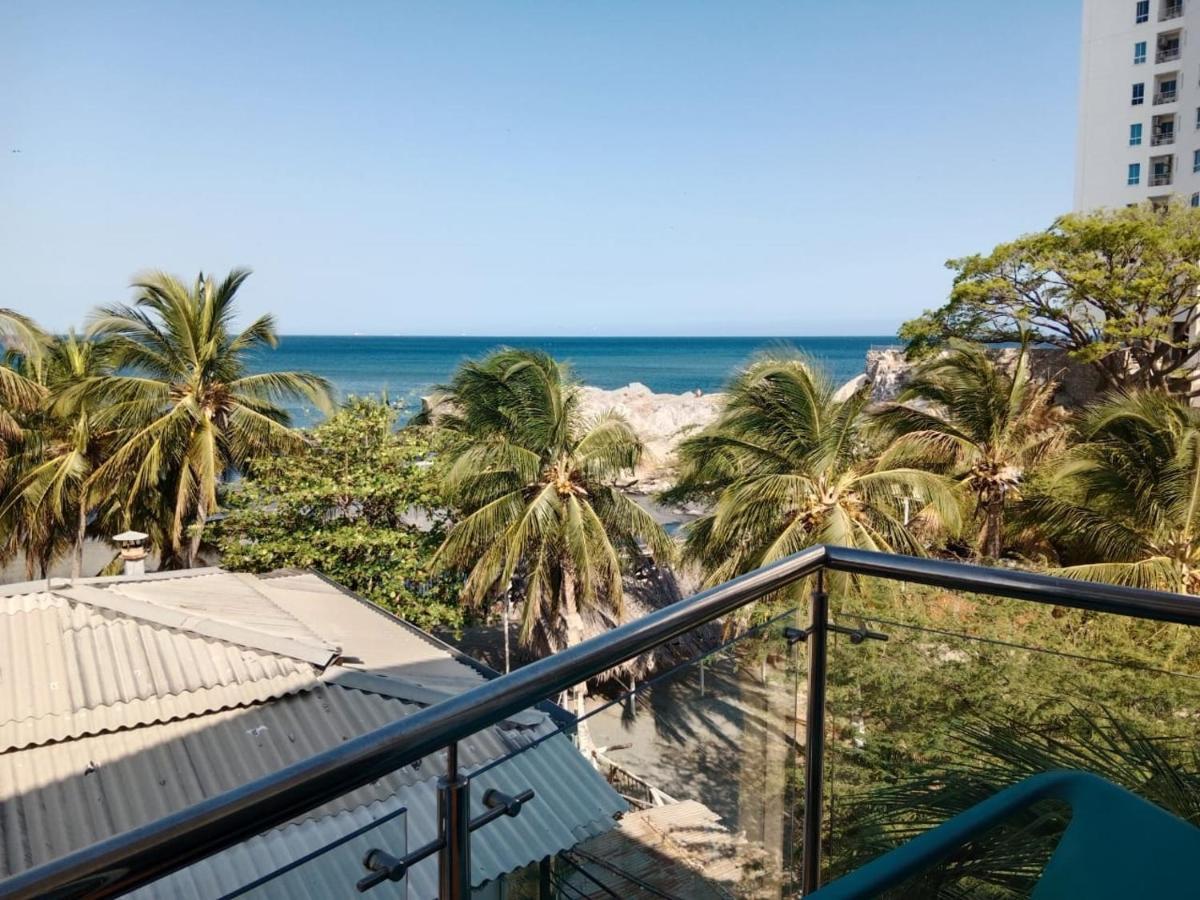 The Cantamar Beach Hostel Santa Marta Dış mekan fotoğraf