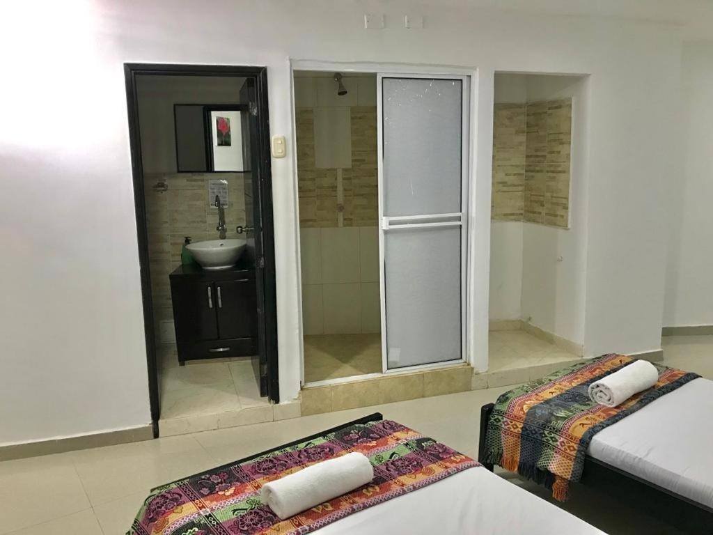 The Cantamar Beach Hostel Santa Marta Dış mekan fotoğraf