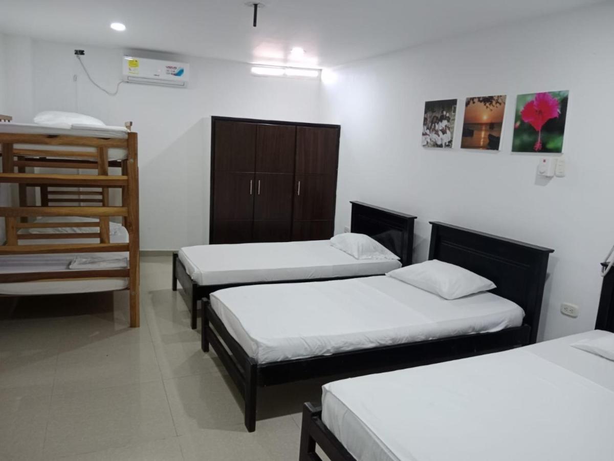 The Cantamar Beach Hostel Santa Marta Dış mekan fotoğraf