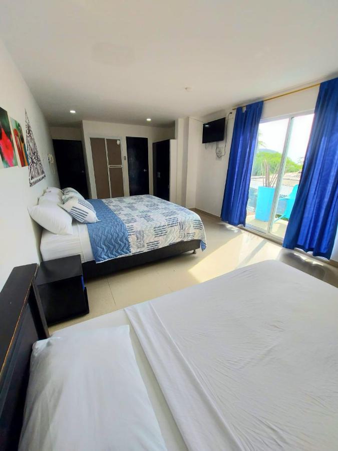 The Cantamar Beach Hostel Santa Marta Dış mekan fotoğraf