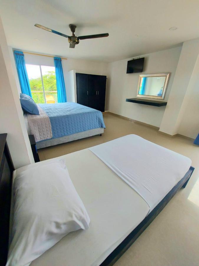 The Cantamar Beach Hostel Santa Marta Dış mekan fotoğraf