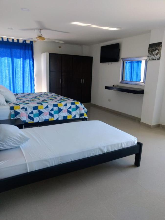 The Cantamar Beach Hostel Santa Marta Dış mekan fotoğraf